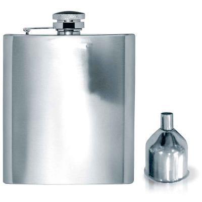 Petaca acero con embudo 200 ml