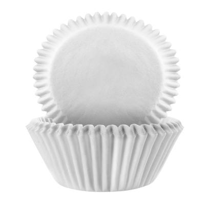 Papel mini cupcakes x50 blanco