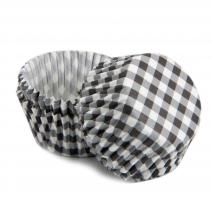 Papel mini cupcakes Gingham x60