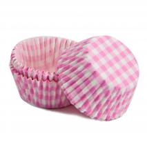 Paper mini cupcakes Gingham x60
