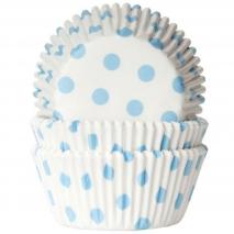 Paper cupcakes Polkadot x50