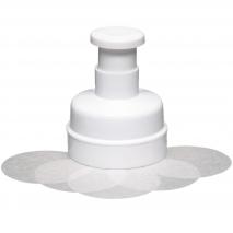 Molde para hamburguesas con 100 discos