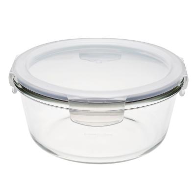 Tupper cristal borosilicato Lock&Lock redondo