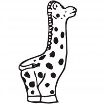 Motllo Mona pasqua xocolata Girafa