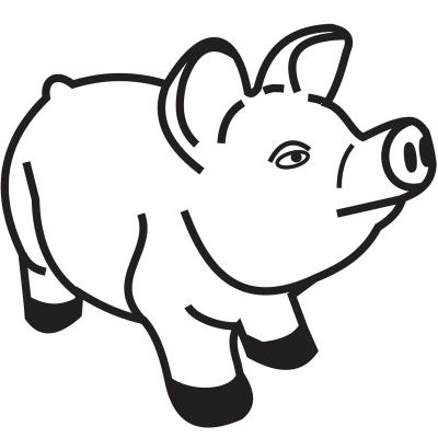 Molde Mona Pascua chocolate Cerdito