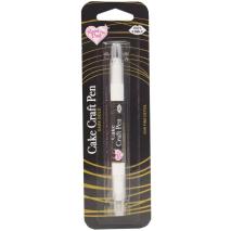 Rotulador alimentario doble punta dorado