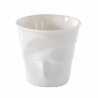 Taza espresso arrugada Revol blanco