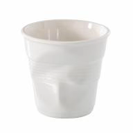 Taza espresso arrugada Revol blanco