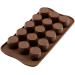 Molde bombones silicona Praline x15 cav.