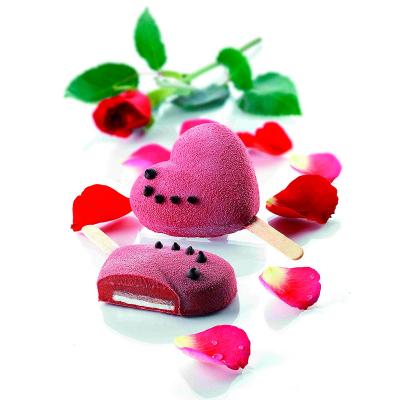 Molde helado Mini Corazones x3