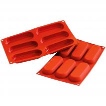 Molde melindros 6 cav. x84 ml