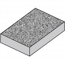 Molde turrn clsico granulado x 2 mitades