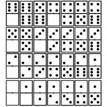 Molde Mona Pascua chocolate D�mino x28 cav