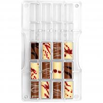 Motllo policarbonat per bombons Cilindre petit x20