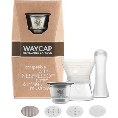 Kit cápsula acero para Nespresso