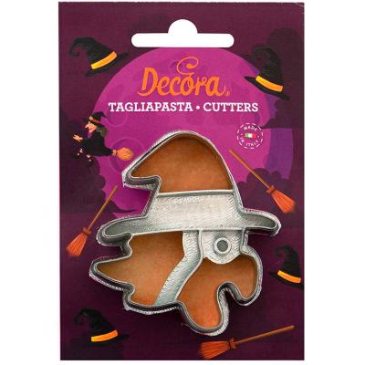 Cortador galletas pl�stico Bruja Befana 8 cm