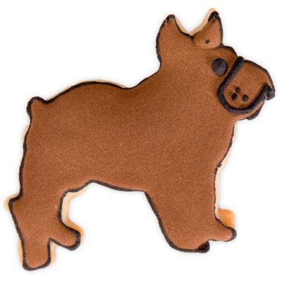 Cortador galletas perro Bulldog 6,5 cm