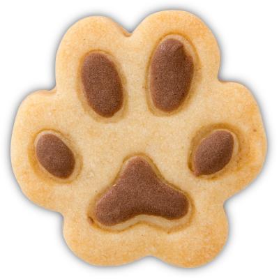 Cortador galletas huella de perro pequea 4,5 cm