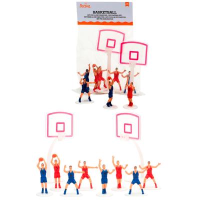 Juego 10 piezas decoraci�n baloncesto