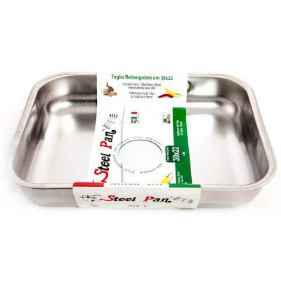 Bandeja rustidera horno acero antiadherente
