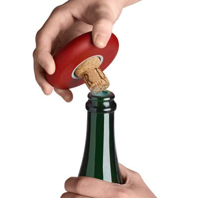 Abridor de cava Hoopla rojo