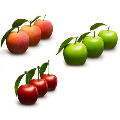 Molde silicona multicavidad Manzana, Cereza, Meloc