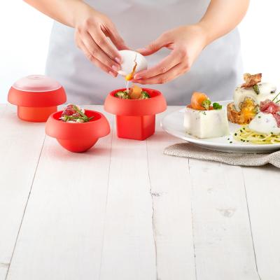 Molde ovo silicona para huevos cil�ndrico