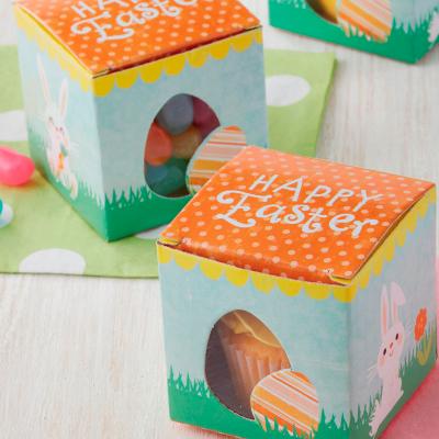 Juego 10 mini cajas Huevo Pascua