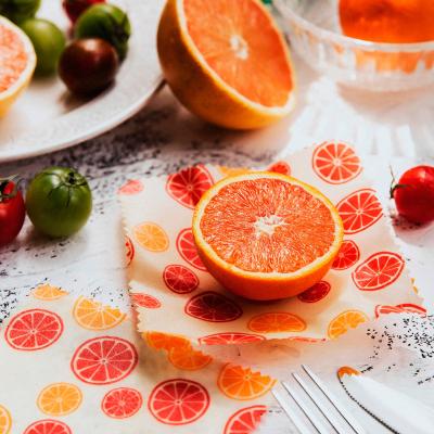 5 hojas envoltorio cera abeja medida variada