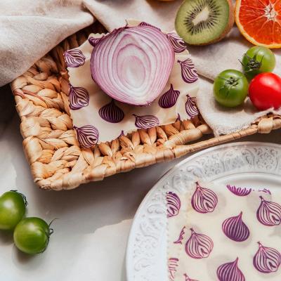 5 hojas envoltorio cera abeja medida variada