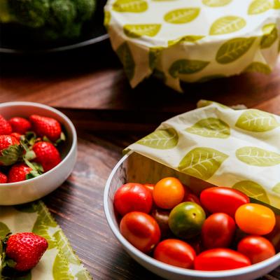 5 hojas envoltorio cera abeja medida variada