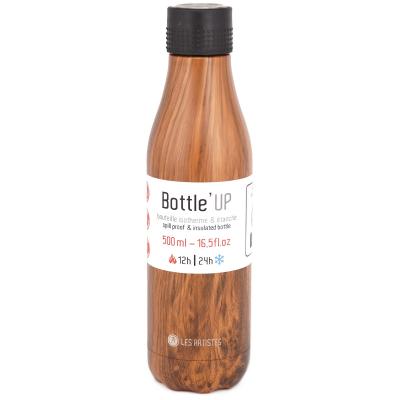 Botella térmica UP 500 ml madera
