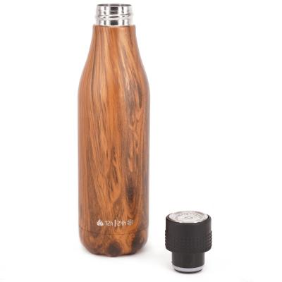 Botella trmica UP 500 ml madera
