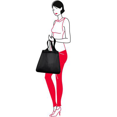 Bolsa compra plegable shopper black