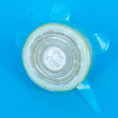 Set 6 tapas silicona extensibles con topes 6-21 cm