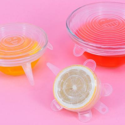 Set 6 tapas silicona extensibles con topes 6-21 cm