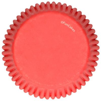 Papel cupcakes x48 Rojo