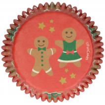 Papel cupcakes x48 Gingerbread