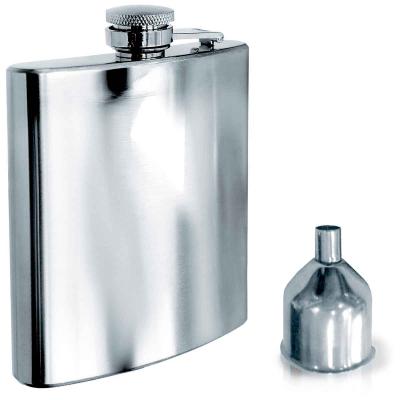 Petaca acero con embudo 200 ml