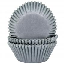 Papel cupcakes x50 gris