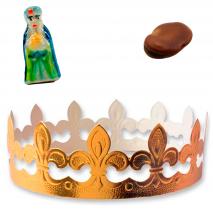 Kit Roscón de Reyes: haba, corona y rey