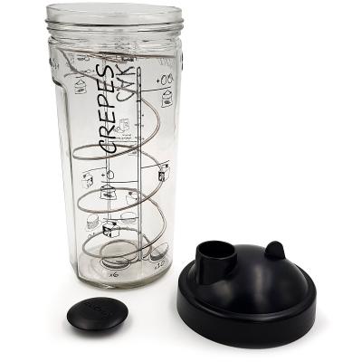 Vaso batidor para pancakes con medidas