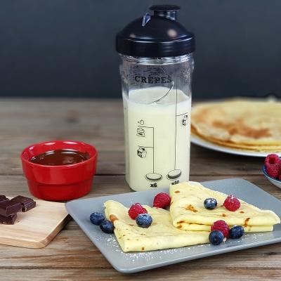 Vaso batidor para pancakes con medidas