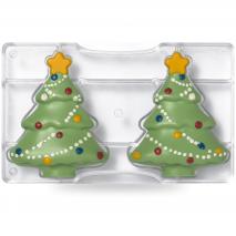 Molde policarbonato para bombones rbol de Navidad