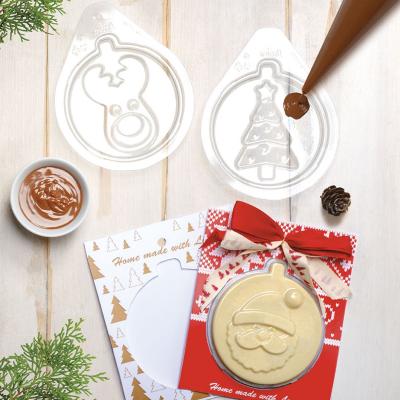 Set moldes chocolate y tarjetas Christmas Cards