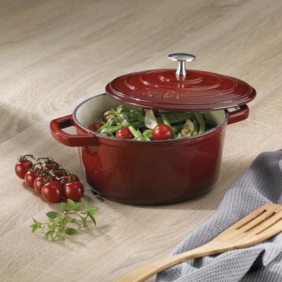 Cazuela hierro fundido esmaltada con tapa
