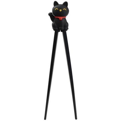 Palillos japoneses para ni�os gato de la suerte