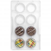 Molde policarbonato para bombones C�psula x8