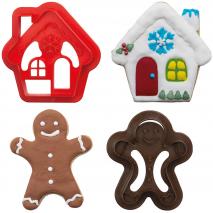 Set 2 cortadores galletas plstico Ginger&House