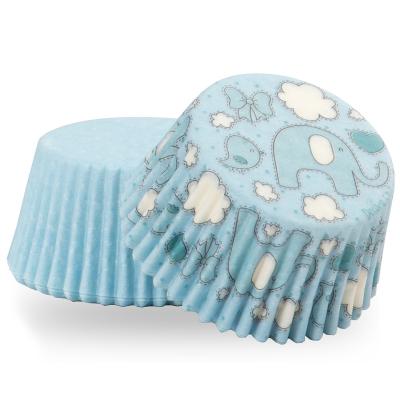 Papel cupcakes x36 Elefante y Lunares